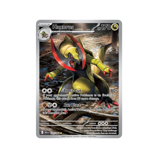 Haxorus (Black Bolt 147/86) (Illustration Rare) English - Near Mint