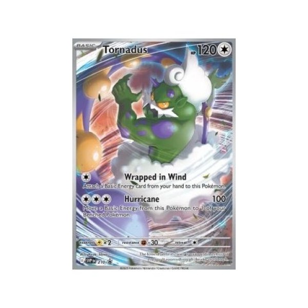 Tornadus (SV Black Star Promos 210) (Promo) English - Near Mint