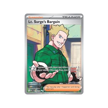 Lt. Surge”s Bargain (Mega Evolution 170/132) (Ultra Rare) English - Near Mint