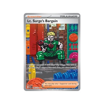 Lt. Surge's Bargain (Mega Evolution 185/132) (Special Illustration Rare) English - Near Mint