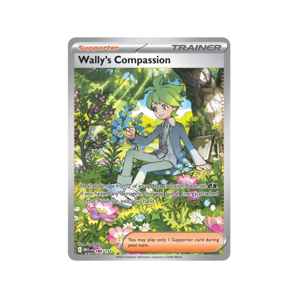 Wally's Compassion (Mega Evolution 186/132) (Special Illustration Rare) English - Near Mint