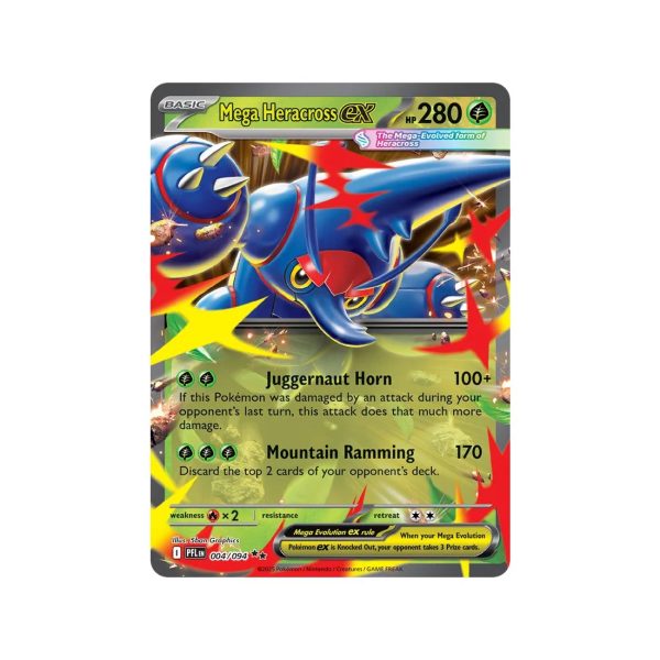 Mega Heracross ex (Phantasmal Flames 004/94) (Double Rare) English - Near Mint
