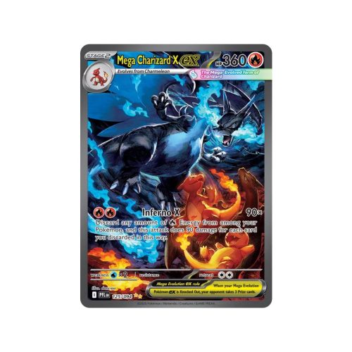 Mega Charizard X ex (Phantasmal Flames 125/94) (Special Illustration Rare) English - Near Mint
