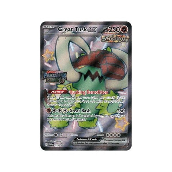 Great Tusk ex (PAF SVP 072) Paldean Fates (Paldean Fates /91) (Promo) English - Near Mint
