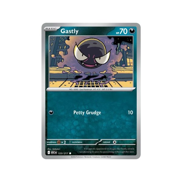 Gastly (Ascended Heroes 123/217) (Cosmos Holo) English - Near Mint