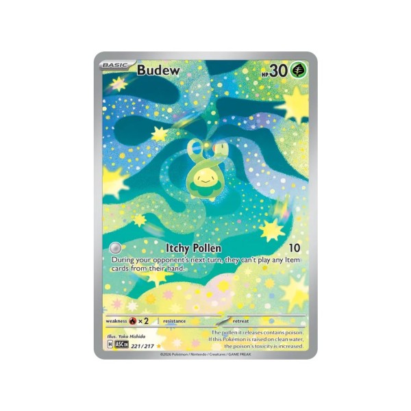 Budew (Ascended Heroes 221/217) (Illustration Rare) English - Near Mint