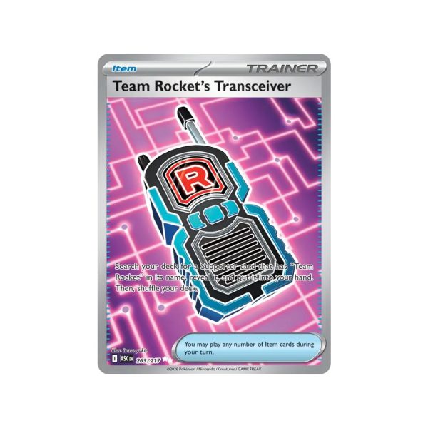 Team Rocket”s Transceiver (Ascended Heroes 263/217) (Ultra Rare) English - Near Mint