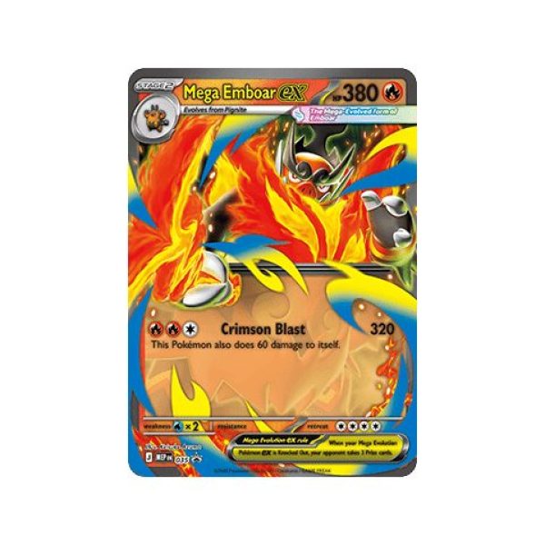 Mega Emboar ex (MEP Black Star Promos 035/0) (Promo) English - Near Mint