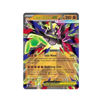 Mega Zygarde ex (ME03: Perfect Order 047) (Double Rare) English - Near Mint