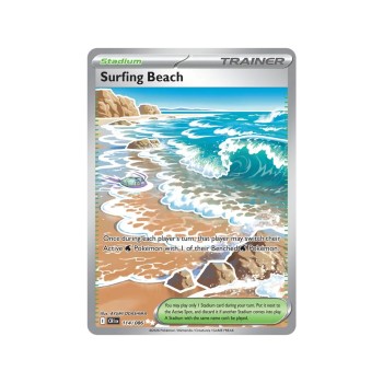 Surfing Beach (Chaos Rising 114/86) (Ultra Rare) English - Near Mint