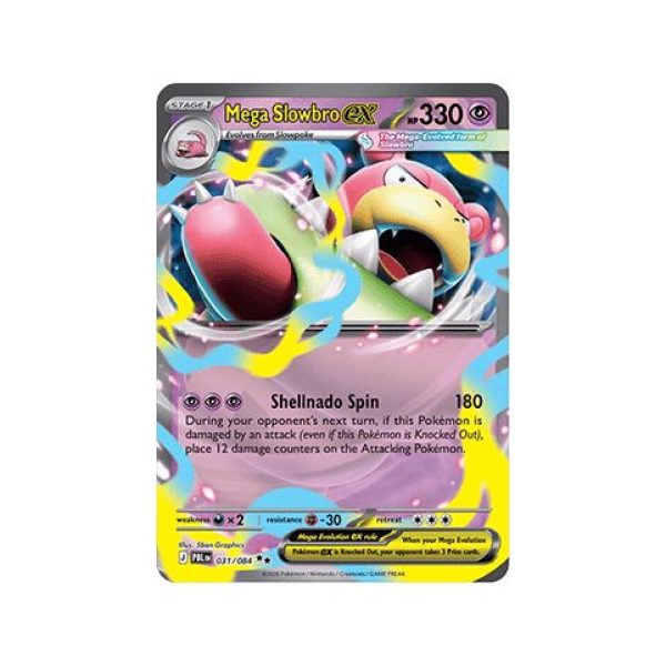 Mega Slowbro ex (ME05: Pitch Black 031) (Double Rare) English - Near Mint