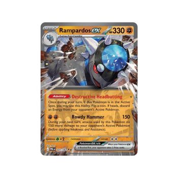 Rampardos ex (ME05: Pitch Black 045) (Double Rare) English - Near Mint