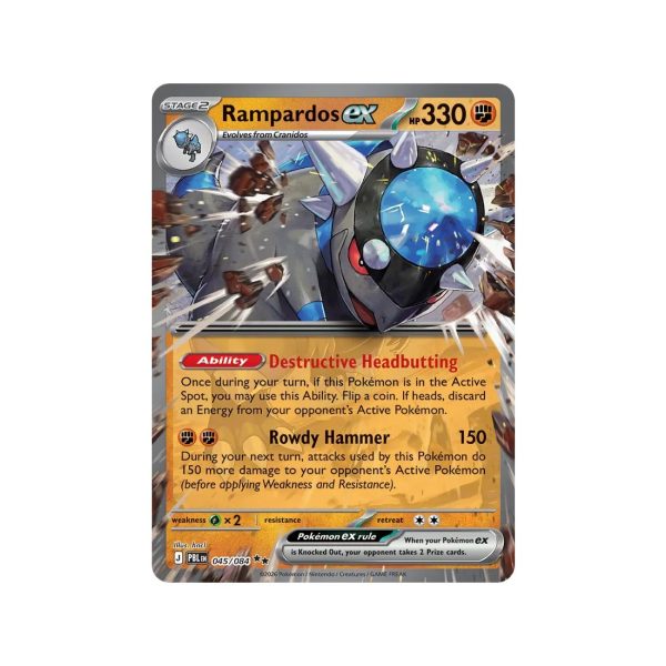 Rampardos ex (ME05: Pitch Black 045) (Double Rare) English - Near Mint