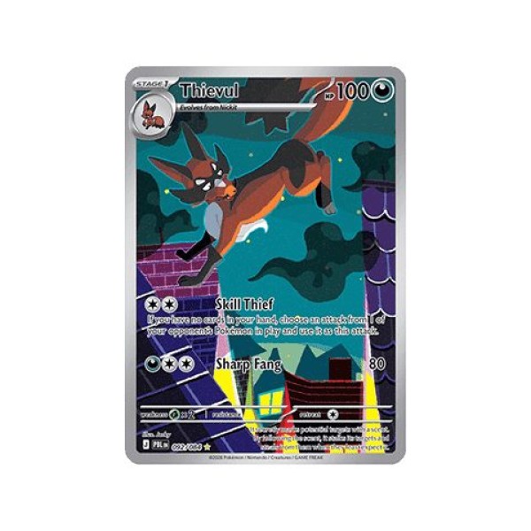 Thievul (ME05: Pitch Black 092) (Illustration Rare) English - Near Mint