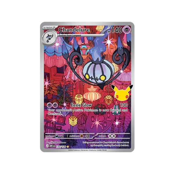 Chandelure (ME: 30th Celebration 137) (Illustration Rare) English - Near Mint