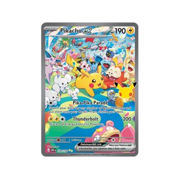 Pikachu ex (ME: 30th Celebration 149) (Special Illustration Rare) English - Near Mint