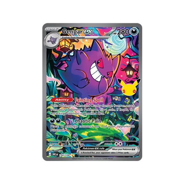 Gengar ex (ME: 30th Celebration 154) (Special Illustration Rare) English - Near Mint