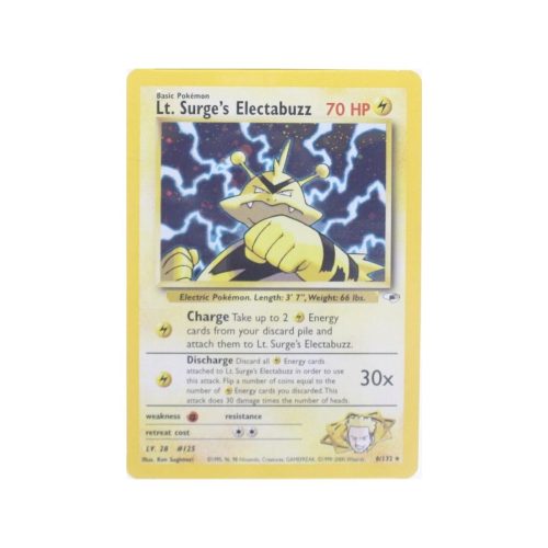 Lt. Surge”s Electabuzz (Gym Heroes 6/132) (Holo Rare) English - Near Mint