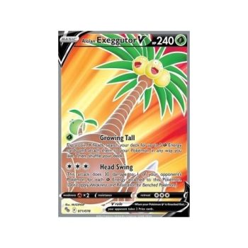 Alolan Exeggutor V (Pokemon GO 071) (Ultra Rare) English - Near Mint
