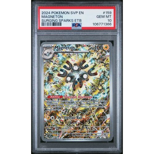 Magneton - Sv Black Star Promo - English 2024 - #159 - PSA GEM MT 10 - Pokemon Graded Card