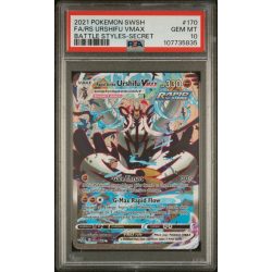 Rs Urshifu VMAX - Battle Styles - English 2021 - #170 - PSA GEM MT 10 - Pokemon Graded Card