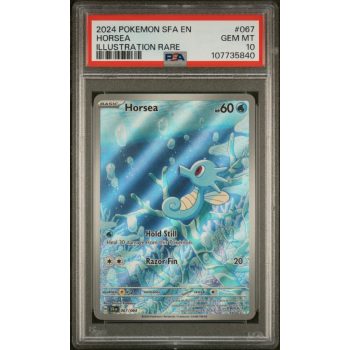 Horsea - Shrouded Fable - English 2024 - #067 - PSA GEM MT 10 - Pokemon Graded Card