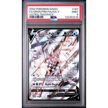 Orgn.frm.palkia V - Astral Radiance - English 2022 - #167 - PSA MINT 9 - Pokemon Graded Card