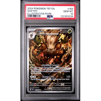 Shiftry - Temporal Forces - English 2024 - #163 - PSA GEM MT 10 - Pokemon Graded Card