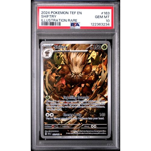Shiftry - Temporal Forces - English 2024 - #163 - PSA GEM MT 10 - Pokemon Graded Card