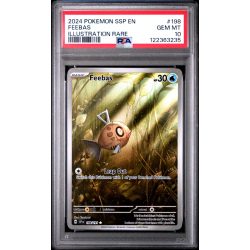Feebas - Surging Sparks - English 2024 - #198 - PSA GEM MT 10 - Pokemon Graded Card