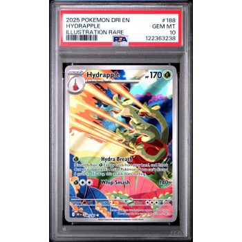 Hydrapple - Destined Rivals - English 2025 - #188 - PSA GEM MT 10 - Pokemon Graded Card