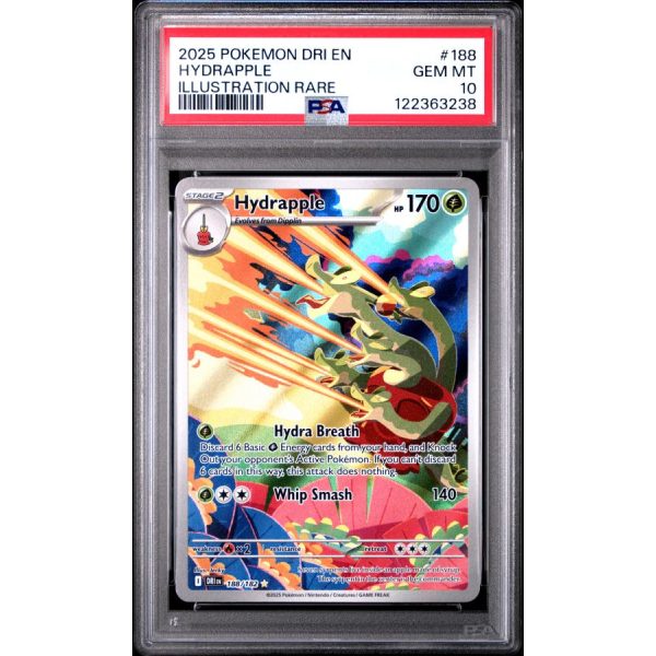 Hydrapple - Destined Rivals - English 2025 - #188 - PSA GEM MT 10 - Pokemon Graded Card