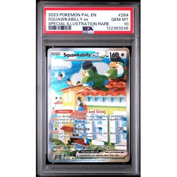 Squawkabilly EX - Paldea Evolved - English 2023 - #264 - PSA GEM MT 10 - Pokemon Graded Card