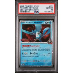 Rocket's Articuno - Destined Rivals - English 2025 - #051 - PSA GEM MT 10 - Pokemon Graded Card
