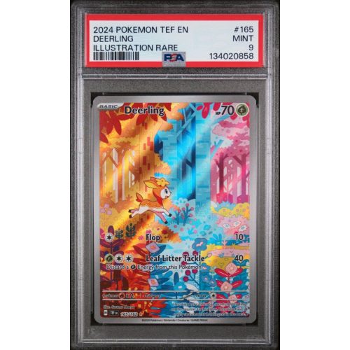 Deerling - Temporal Forces - English 2024 - #165 - PSA MINT 9 - Pokemon Graded Card