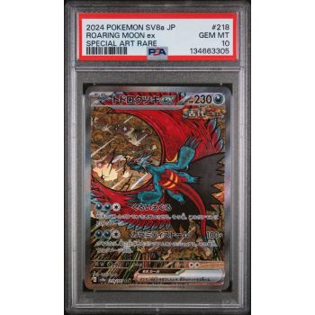 Roaring Moon EX - Terastal Fest EX - Japanese 2024 - #218 - PSA GEM MT 10 - Pokemon Graded Card
