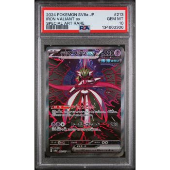 Iron Valiant EX - Terastal Fest EX - Japanese 2024 - #213 - PSA GEM MT 10 - Pokemon Graded Card
