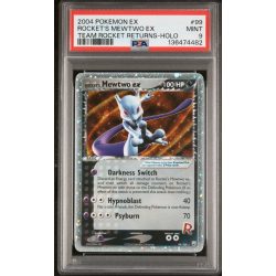 Rocket”s Mewtwo EX - EX Team Rocket Returns - English 2004 - #99 - PSA MINT 9 - Pokemon Graded Card