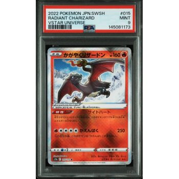 Radiant Charizard - VSTAR Universe - Japanese 2022 - #015 - PSA MINT 9 - Pokemon Graded Card