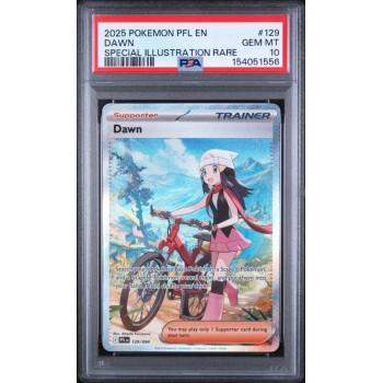 Dawn - Phantasmal Flames - English 2025 - #129 - PSA GEM MT 10 - Pokemon Graded Card