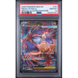 Mega Latias EX - Mega Evolution - English 2025 - #181 - PSA GEM MT 10 - Pokemon Graded Card