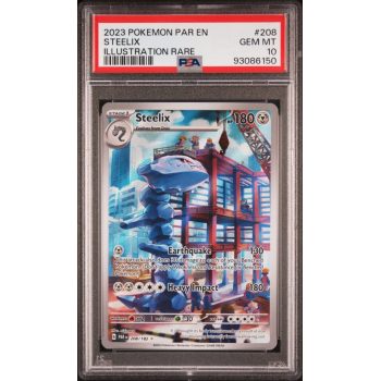 Steelix - Paradox Rift - English 2023 - #208 - PSA GEM MT 10 - Pokemon Graded Card