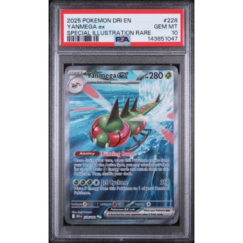Yanmega ex - Destined Rivals - English 2025 - #228/182 - PSA GEM MINT 10 - Pokemon Graded Card